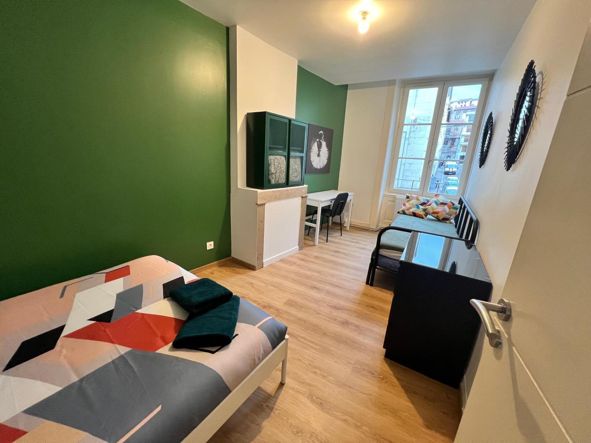 24 Chic & Cosy Grand Appart 88M2 Parking Gratuit Hypercentre Netflix Saint-Etienne  Exterior foto