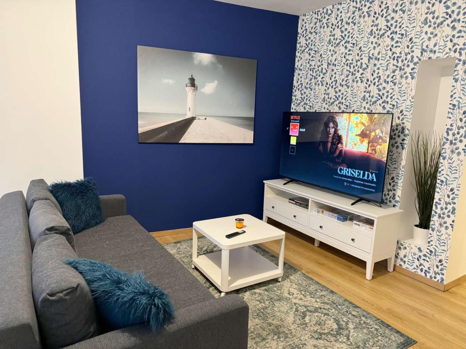 24 Chic & Cosy Grand Appart 88M2 Parking Gratuit Hypercentre Netflix Saint-Etienne  Exterior foto